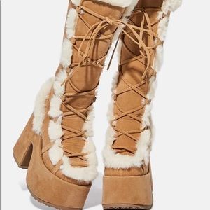 Size 11 camel 311s 5 inch Heel vegan suede tan